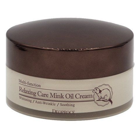 Крем із жиром норки Deoproce Relaxing Care Mink Oil Cream 100 мл 1895 фото