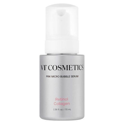 Бульбашкова сироватка з ретинолом VT Cosmetics Retinol Collagen Pink Micro Bubble Serum 70 мл 7150 фото
