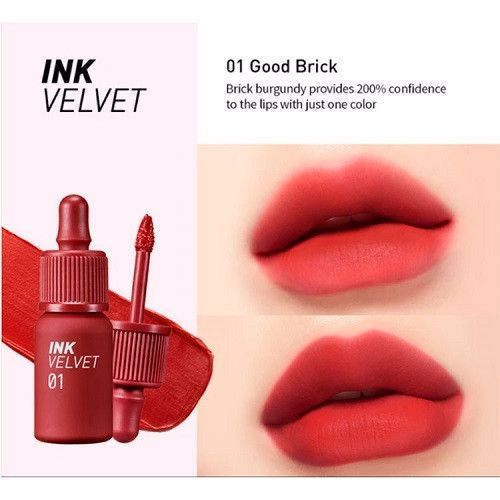 Матова помада-тінт для губ Peripera Ink Velvet #01 Good Brick 4 г. 6317 фото