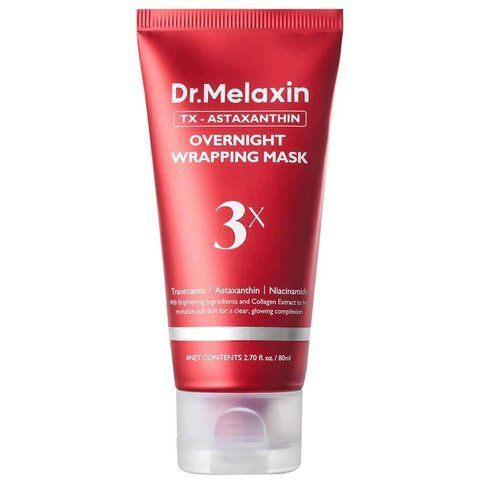 Нічна маска-плівка з астаксантином&nbsp;Dr.Melaxin TX-Astaxanthin Overnight Wrapping Mask 80 мл 7283 фото