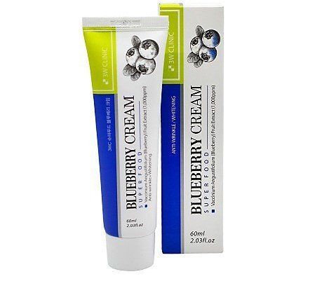 Крем с экстрактом голубики 3W Clinic Super Food Blueberry Cream 60 мл 6190 фото