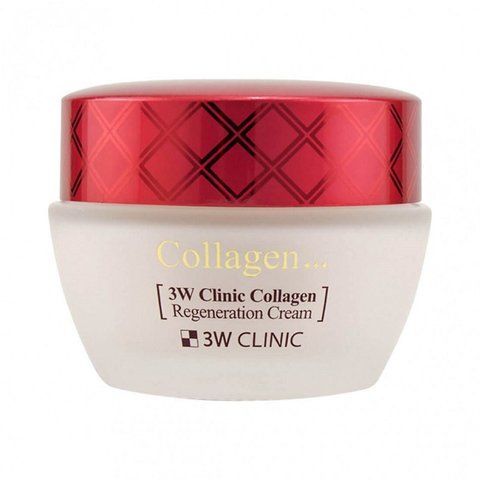 Регенерирующий крем с морским коллагеном 3W Clinic Collagen Regeneration Cream 60 мл 0059 фото