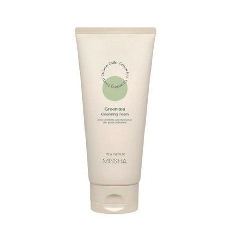 Пінка для вмивання з екстрактом зеленого чаю Missha Creamy Latte Green Tea 172 мл 6614 фото