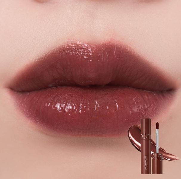 Глянцевий тінт для губ Rom&Nd Juicy Lasting Tint #20 Dark Coconut 5.5 г 5850 фото