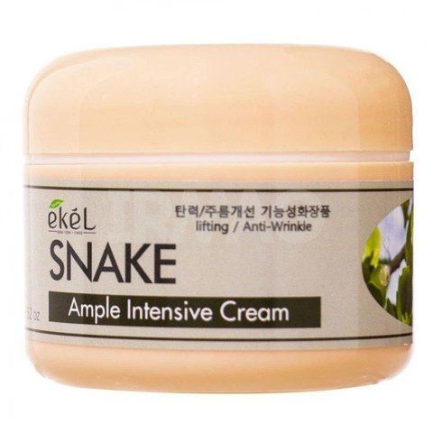 Омолоджуючий крем зі зміїною отрутою Ekel Snake Ample Intensive Cream 100 мл 7193 фото