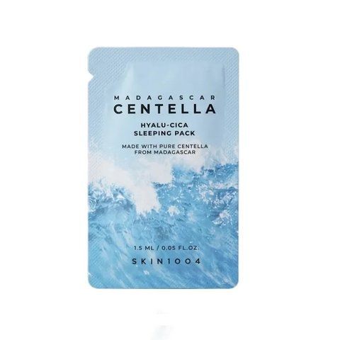 Зволожуюча нічна маска Skin1004 Madagascar Centella Hyalu-Cica Sleeping Pack пробник 1,5 мл. 9860 фото