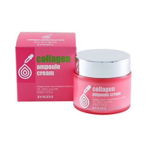 Крем для обличчя з колагеном Zenzia Collagen Ampoule Cream 70 мл 9109 фото
