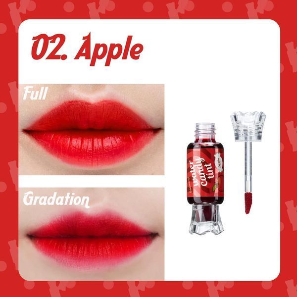 Тінт для губ гелевий The Saem Saemmul Jelly Candy Tint 02 Apple 8 г 9123 фото