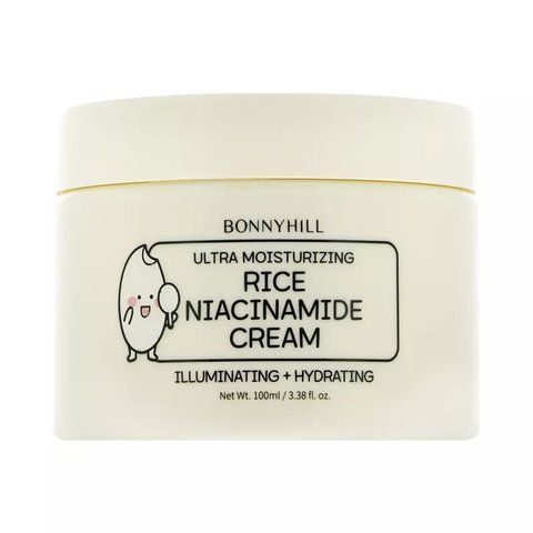 Зволожуючий крем для обличчя з екстрактом рису та ніацинаміду Bonnyhill Rice Niacinamide Cream 100 мл 6000 фото