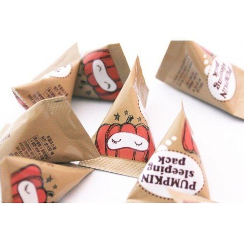 Нічна маска для обличчя з екстрактом гарбуза Too Cool For School Pumpkin Sleeping Pack Mini 2 мл 0968 фото