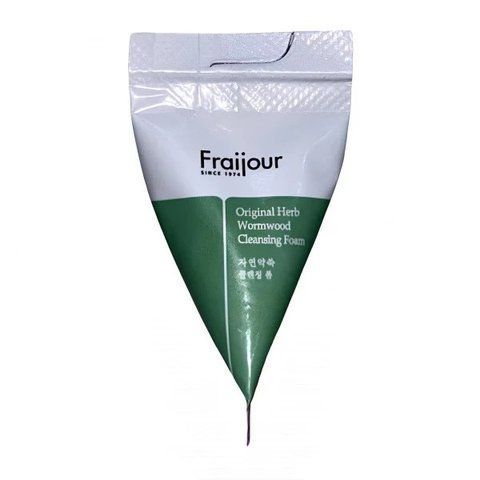 Пінка для вмивання заспокійлива Fraijour Original Herb Wormwood Cleansing Foam пірамідка 5 мл 6624 фото