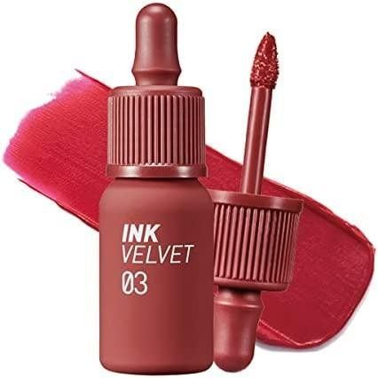 Матова помада-тінт для губ Peripera Ink Velvet #03 Red Only 4 г. 6332 фото