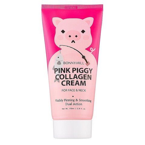 Крем для обличчя та шиї з колагеном Bonnyhill Pink Piggy Collagen Cream 170 мл 6155 фото