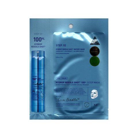 Двоетапна тканинна маска з мікроголками VT Cosmetics Hydrop Reedle Shot 100hL 2 Step Mask 1 шт 5867 фото