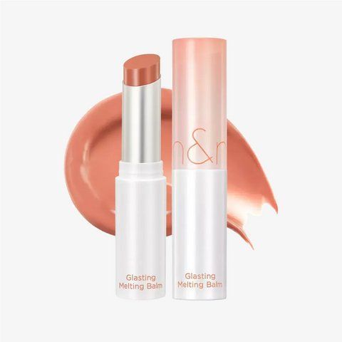 Тающий оттеночный бальзам для губ Rom&Nd Glasting Melting Balm 01 Coco Nude 3.5 г 6886 фото