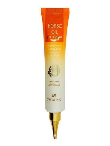 Крем для шкіри навколо очей антивіковий з кінським маслом 3W Clinic Horse Oil Eye Cream 40 мл 2007 фото