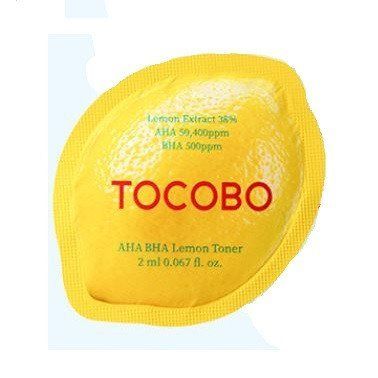 Лимонний тонер із кислотами Tocobo AHA BHA Lemon Toner пробник 2 мл 9140 фото