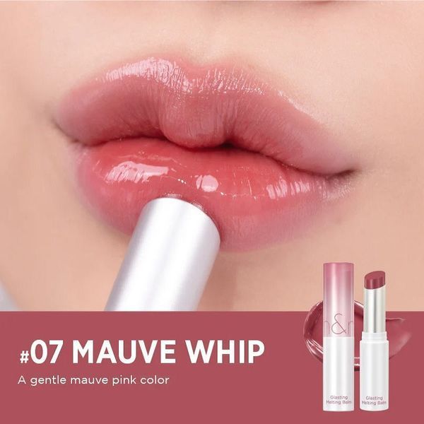 Таючий відтінковий бальзам для губ Rom&Nd Glasting Melting Balm 07 Mauve Whip 3.5 г 6892 фото