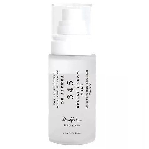 Заспокійливий міст з гідролатом рису та пантенолом Dr. Althea 345 Relief Cream Mist 60 мл 7106 фото