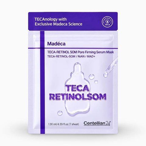 Набор масок Centellian24 Madeca TECA Retinolsome 0.2 Firming Serum Mask, 7 шт 7334 фото