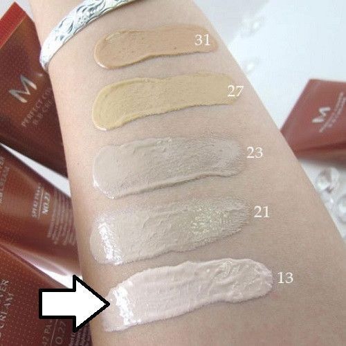 Уцінка! (до 30.08.2026) ББ крем Missha M Perfect Cover BB Cream SPF42 13 тон 20 мл 9799 фото
